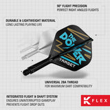 Phil Taylor No2 K-Flex One Piece Dart Flights by Target - view 11