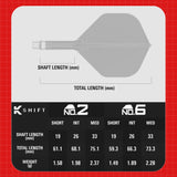Target K-Shift White No2 Integrated Flights & Shafts - view 6