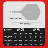 Target K-Shift Black No6 Integrated Flights & Shafts - view 6