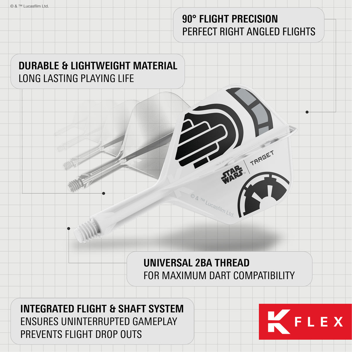 STAR WARS™ | TARGET Stormtrooper K-Flex No6 Integrated Flights and Shafts - view 8