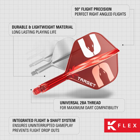 Target Nathan Aspinall No2 K-Flex Integrated Flights and Shafts - view 9
