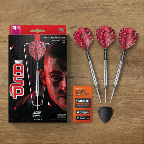 Nathan Aspinall G1 90% Tungsten SP Steel Tip Darts by Target - The Darts Shop