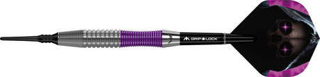 Mission Phantom Darts - Soft Tip - Brass - Silver & Purple Coated - view 4