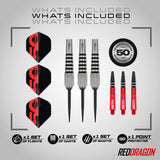 Red Dragon Torpedo 2 80% Tungsten Steel Tip Darts - view 2