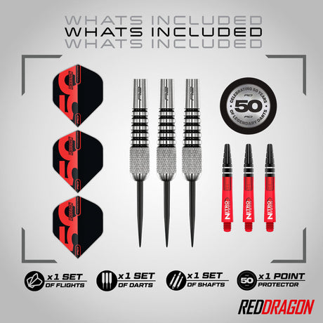 Red Dragon Torpedo 2 80% Tungsten Steel Tip Darts - view 2