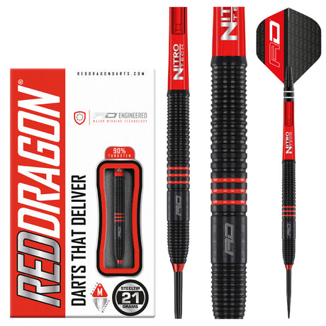 Milano RS 90% Tungsten Steel Tip Darts by Red Dragon