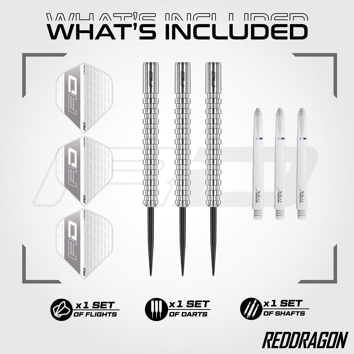 Javelin 85% Tungsten Steel Tip Darts by Red Dragon - view 2