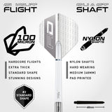 Javelin 85% Tungsten Steel Tip Darts by Red Dragon - view 3
