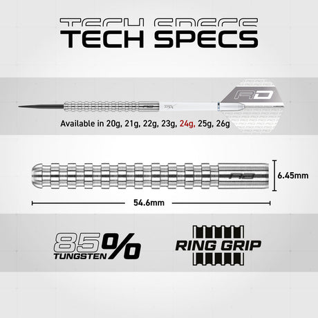 Javelin 85% Tungsten Steel Tip Darts by Red Dragon - view 6
