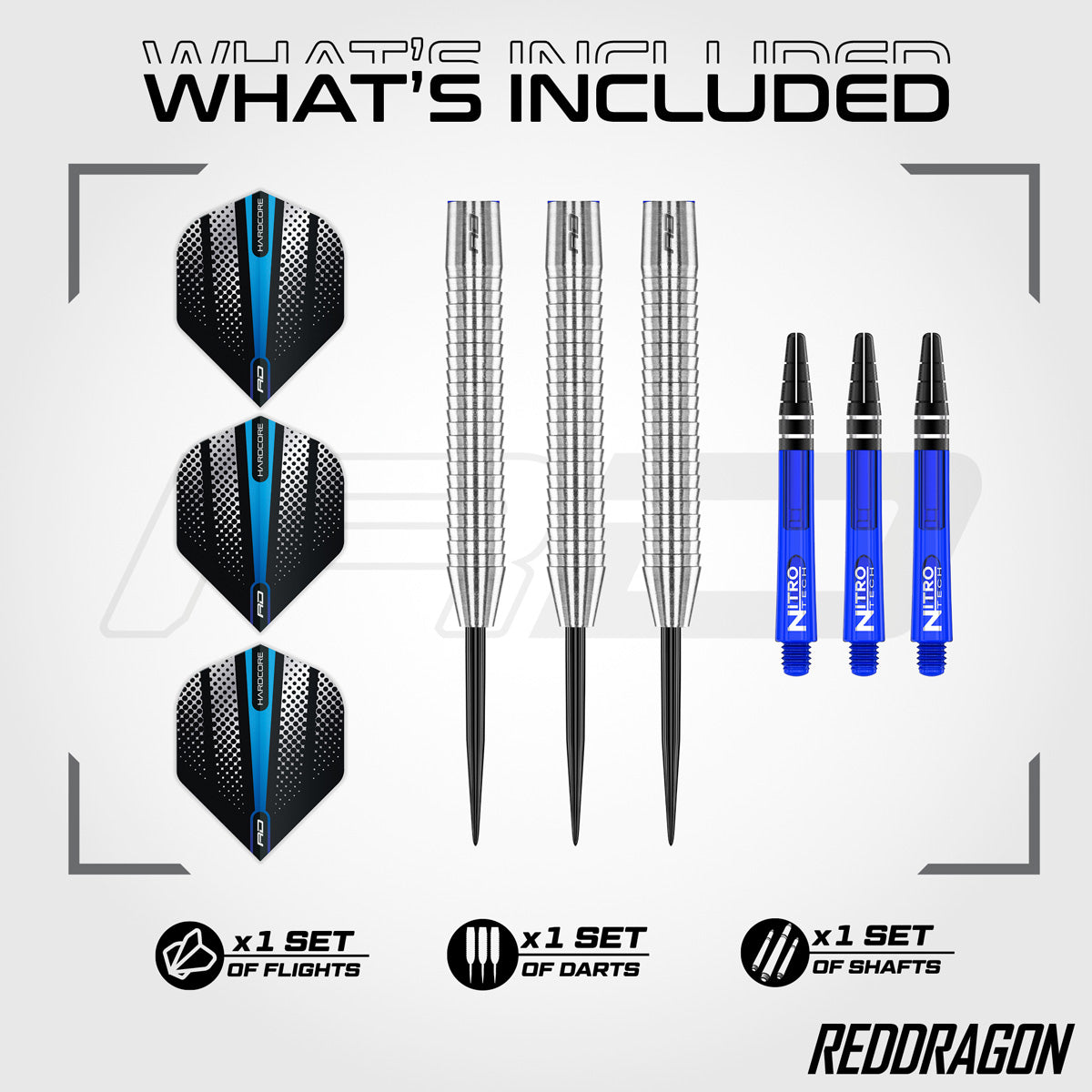 Razor Edge 85% Tungsten Steel Tip Darts by Red Dragon - view 2