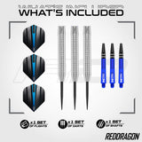 Razor Edge 85% Tungsten Steel Tip Darts by Red Dragon - view 2