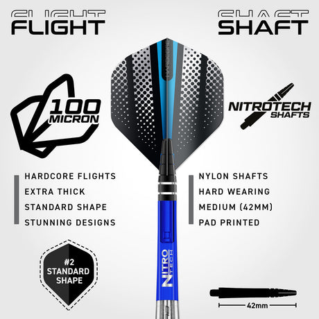 Razor Edge 85% Tungsten Steel Tip Darts by Red Dragon - view 3