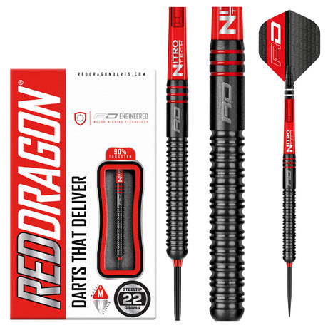 Milano RS 90% Tungsten Steel Tip Darts by Red Dragon - view 4