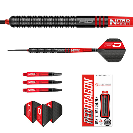 Milano RS 90% Tungsten Steel Tip Darts by Red Dragon - view 15