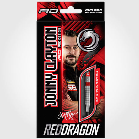 Jonny Clayton Original 2.0 90% Tungsten Steel Tip Darts by Red Dragon - view 5