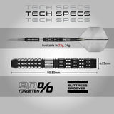 Red Dragon Recon Parallel 90% Tungsten Steel Tip Darts