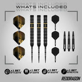 Red Dragon Ascend Parallel 90% Tungsten Steel Tip Darts
