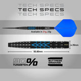 Red Dragon Amp Tapered 90% Tungsten Steel Tip Darts