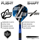 Red Dragon David Williams V1 90% Tungsten Steel Tip Darts - view 3
