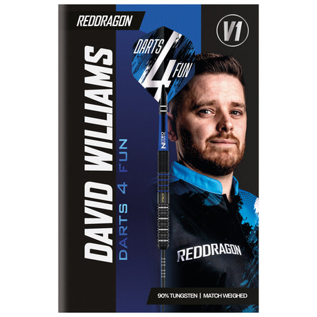 Red Dragon David Williams V1 90% Tungsten Steel Tip Darts - view 5