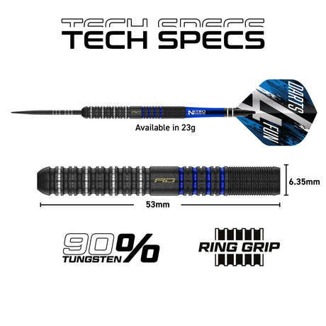 Red Dragon David Williams V1 90% Tungsten Steel Tip Darts - view 6