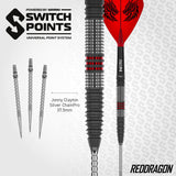 Red Dragon Jonny Clayton Hiraeth Switch Point 90% Tungsten Steel Tip Darts - view 5