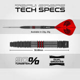 Red Dragon Jonny Clayton Hiraeth Switch Point 90% Tungsten Steel Tip Darts - view 7