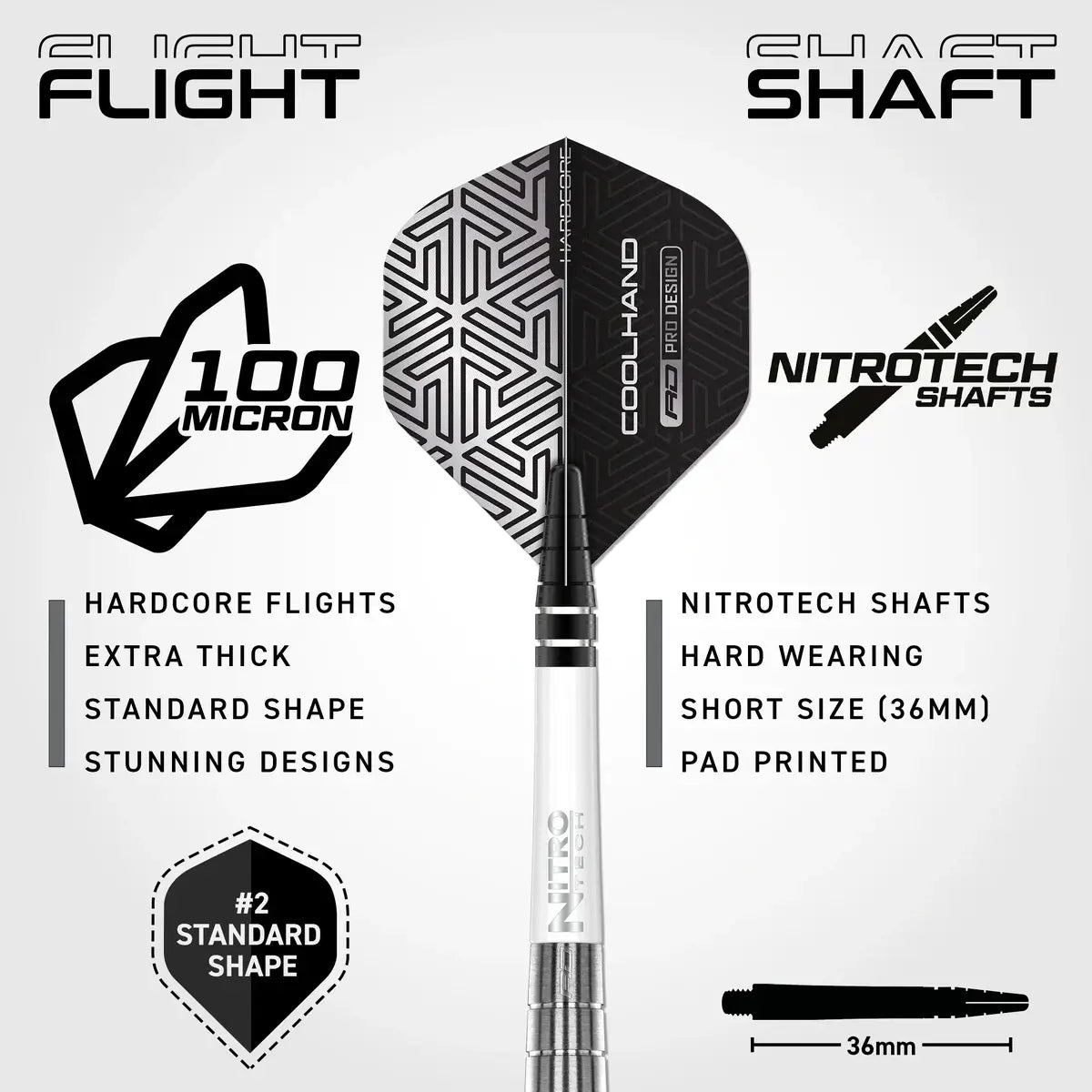Red Dragon Luke Humphries TX1 Pioneer 90% Tungsten Steel Tip Darts