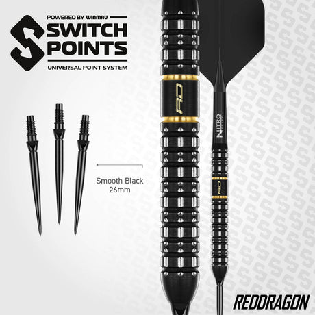 Red Dragon Ascend Parallel Switch Point 90% Tungsten Steel Tip Darts - view 5