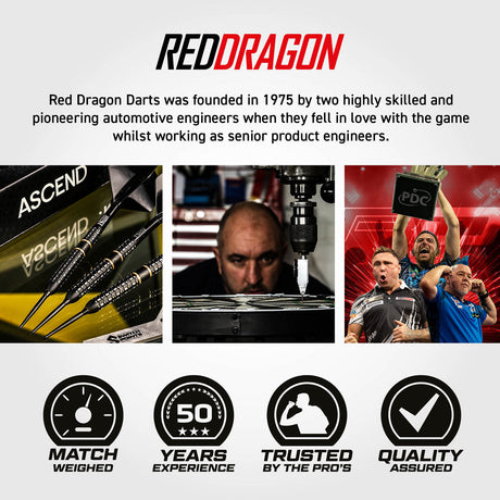 Red Dragon Ascend Parallel Switch Point 90% Tungsten Steel Tip Darts - view 8