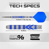 Red Dragon Gerwyn Price Blue Original Switch Point 90% Tungsten Steel Tip Darts - view 7