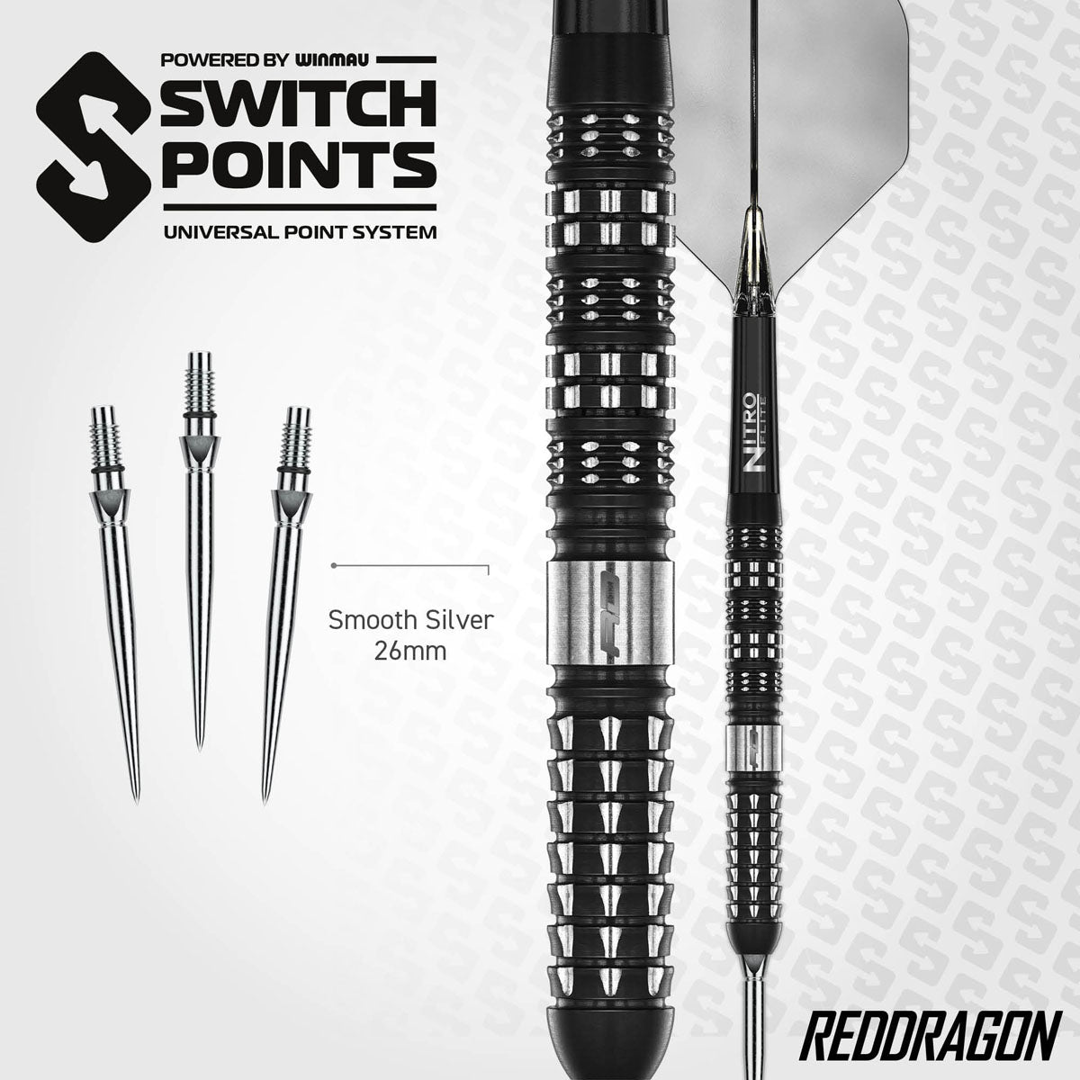 Red Dragon Recon Parallel Switch Point 90% Tungsten Steel Tip Darts - view 5