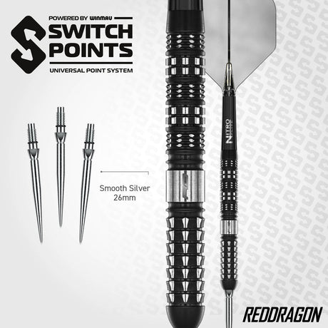 Red Dragon Recon Parallel Switch Point 90% Tungsten Steel Tip Darts - view 5