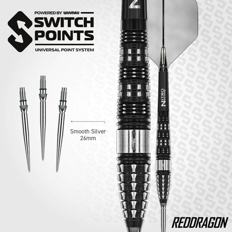 Red Dragon Recon Torpedo Switch Point 90% Tungsten Steel Tip Darts - view 5