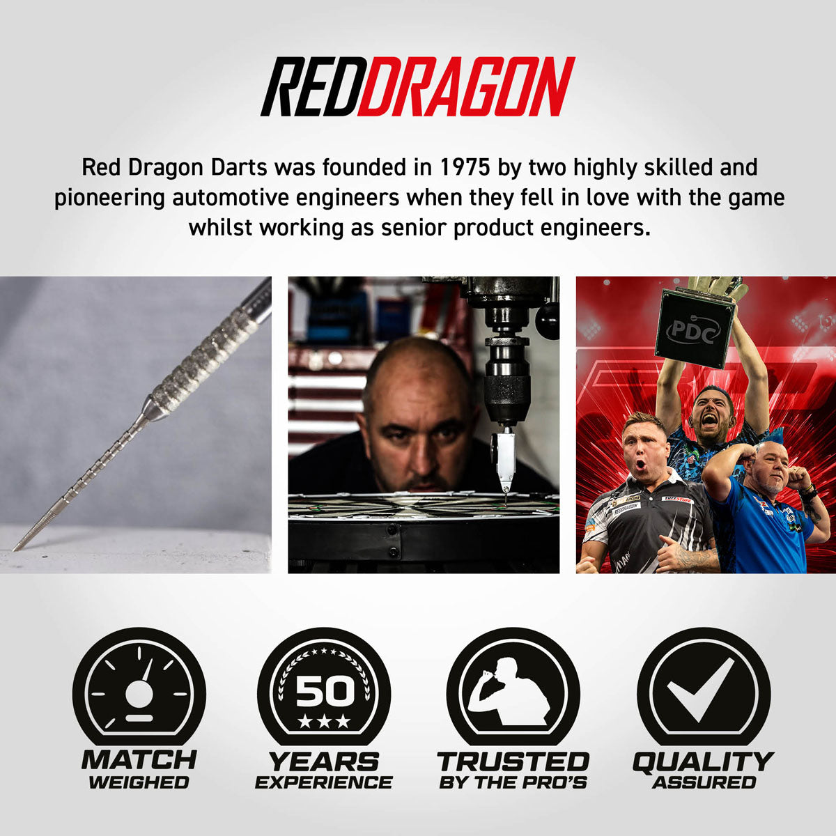 Red Dragon Gian van Veen Tour Edition Switch Point 90% Tungsten Steel Tip Darts - view 8