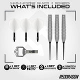 Red Dragon Luke Humphries TX1 Pioneer Switch Point 90% Tungsten Steel Tip Darts - view 2