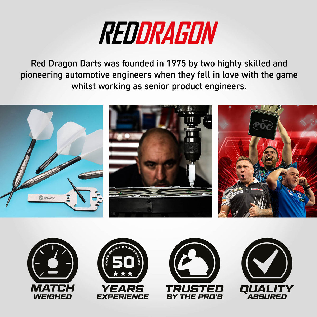 Red Dragon Luke Humphries TX1 Pioneer Switch Point 90% Tungsten Steel Tip Darts - view 8