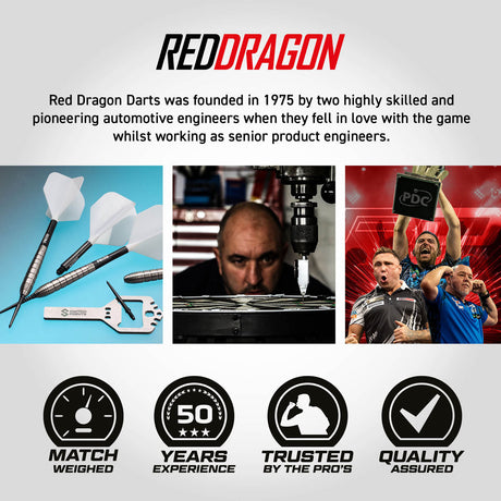 Red Dragon Luke Humphries TX1 Pioneer Switch Point 90% Tungsten Steel Tip Darts - view 8