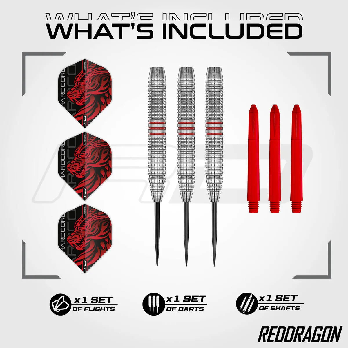 Red Dragon Jonny Clayton SE Brass Steel Tip Darts