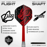 Red Dragon Jonny Clayton SE Brass Steel Tip Darts