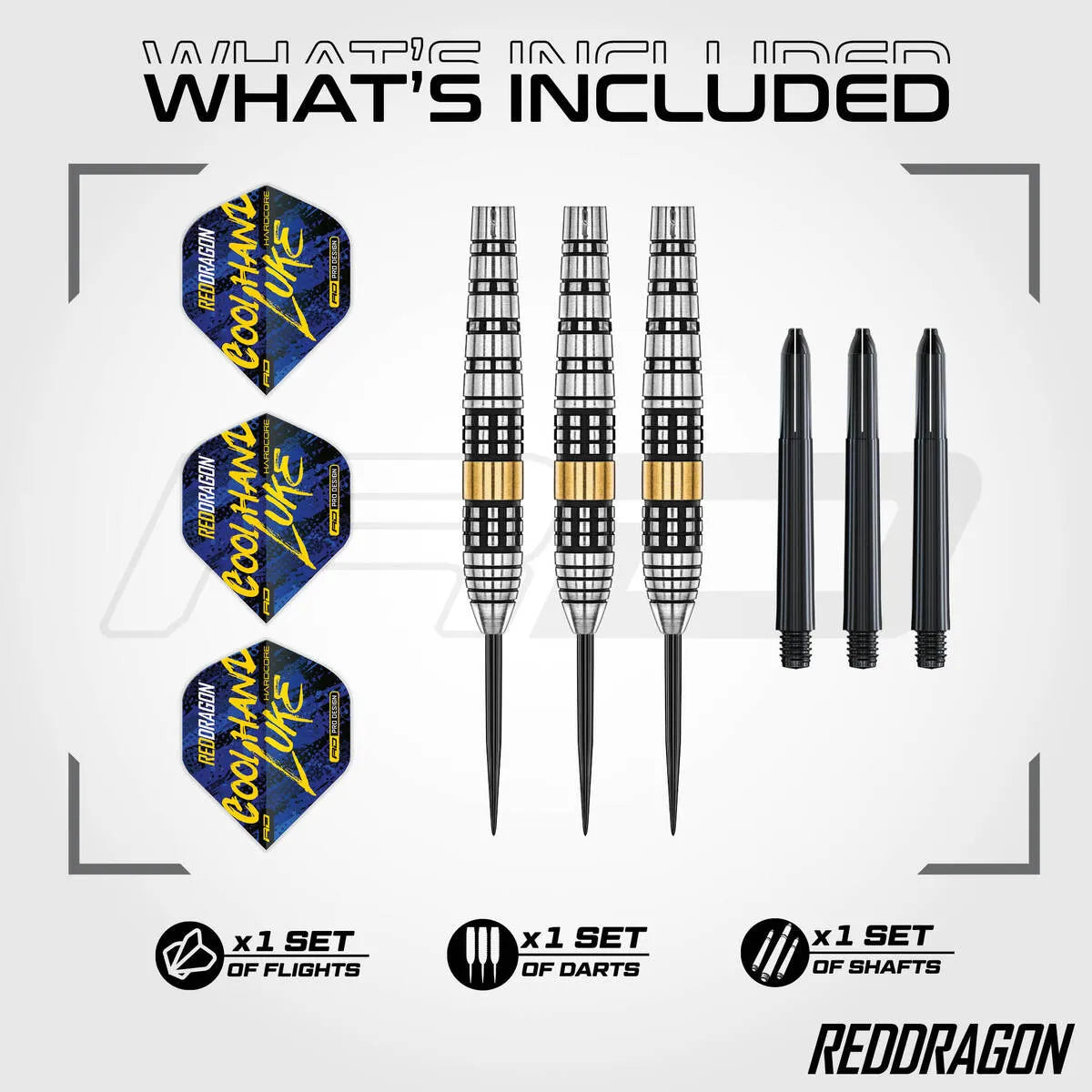 Red Dragon Luke Humphries SE Brass Steel Tip Darts