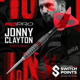 Red Dragon Jonny Clayton RD-PRO SP 90% Tungsten Steel Tip Darts