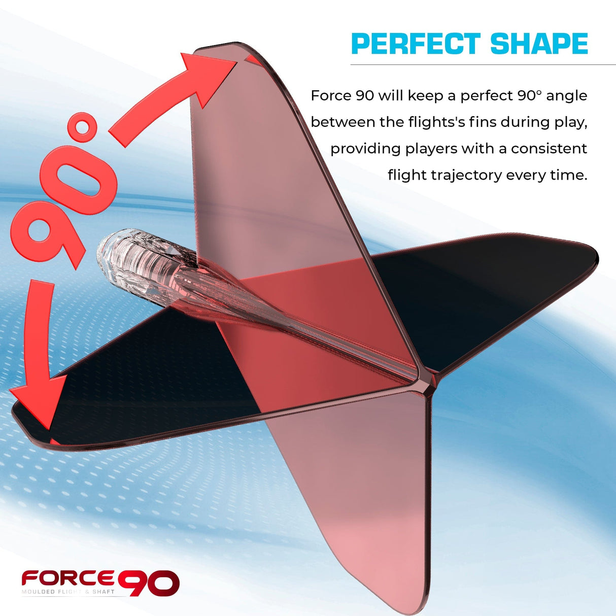 Mission Force 90 - New Moulded Flight & Shaft System - Standard No2 - Gradient - view 15