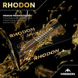 Mission Rhodon Darts - Steel Tip - 95% Tungsten - Bronze & Gold PVD - view 6