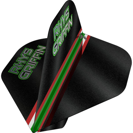 Mission Solo Dart Flights - 100 Micron Standard No2 - Rhys Griffin - view 2