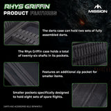 Mission Darts Players- EVA Dart Case - Rhys Griffin - view 4