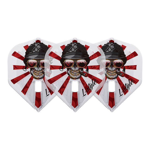 L-Style Robert Marijanovic V2 GI Soldier Type B Kami PRO Dart Flights Clear White L1 Standard