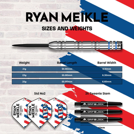 Mission Ryan Meikle Darts - Steel Tip - 90% Tungsten - view 4