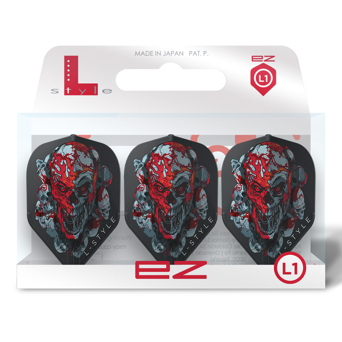 L-Style Ryan Searle V4 EZ Dart Flights Black L1 Standard - view 3