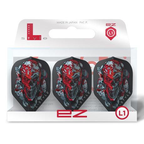 L-Style Ryan Searle V4 EZ Dart Flights Black L1 Standard - view 3